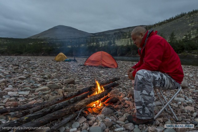 Сплав по реке Котуйкан.