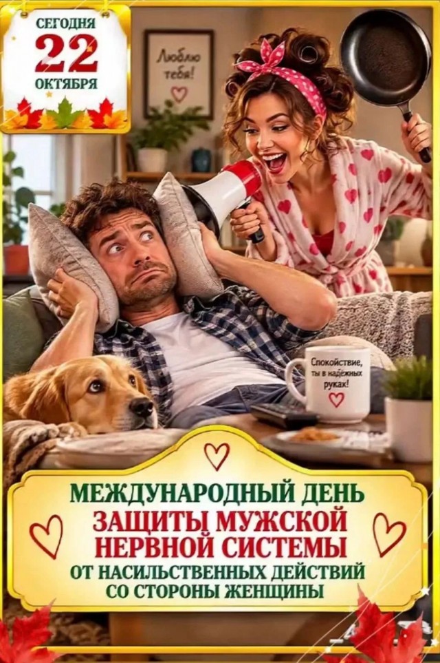 День защиты мужской нервной системы.