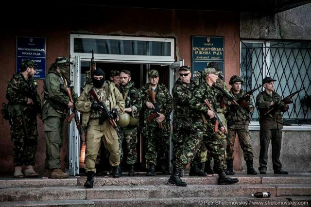 В Красноармейск вошли войска