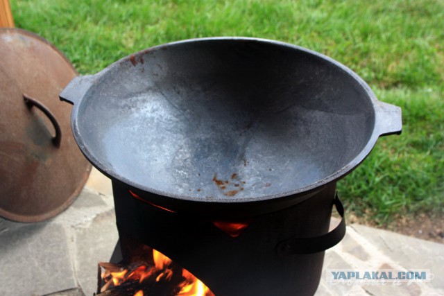 Походная сковородка со вкусом дыма