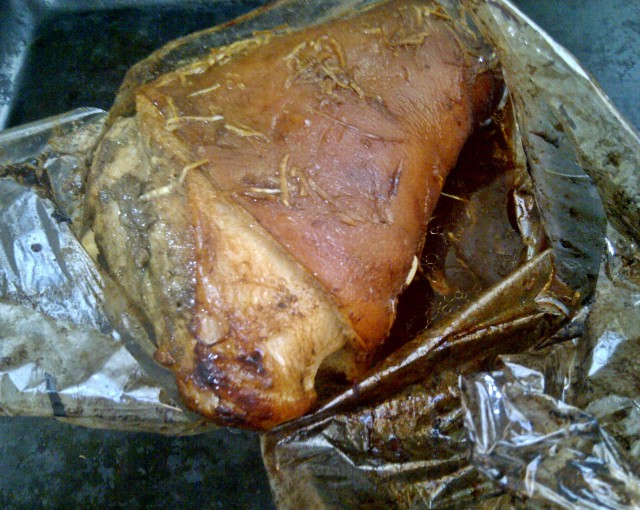 Рулька по-японски