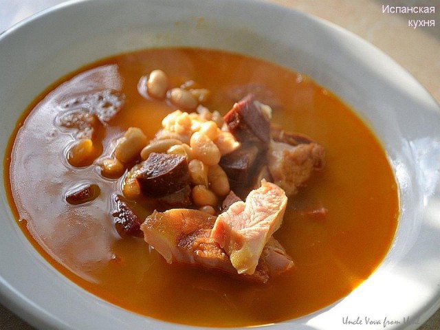 Астурийская фабада из Лигурии....