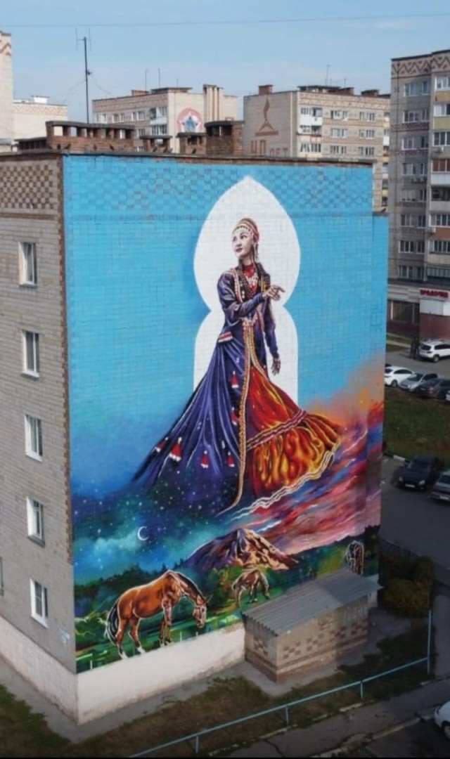 Монументальная живопись на стенах архитектурных сооружений