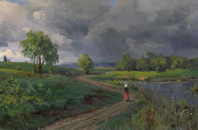 Перед грозой в живописи