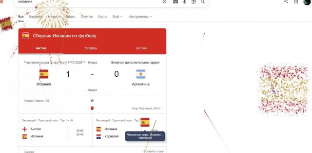 Сборная Испании стала чемпионом мира  по футболу 2026 года