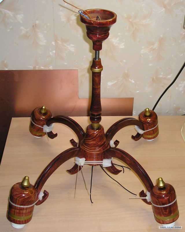 Изготовление люстры