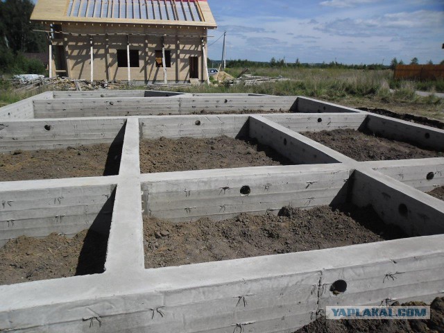 Строительство дома на даче