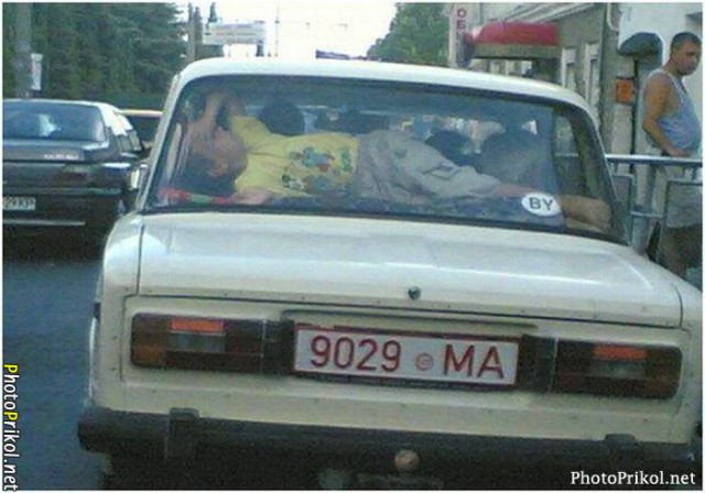 Самые безумные способы перевозки