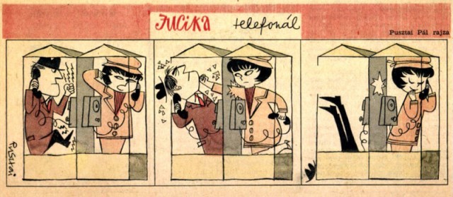 Юцика (Jucika) – ретро-комиксы о неунывающей девушке, к которой ревновала своего мужа жена художника
