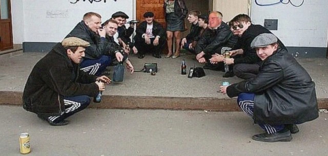 Едем в таком образе в опасный район