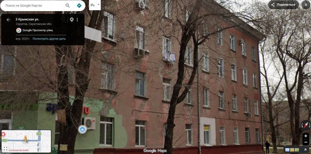 В Саратове обрушился подъезд аварийного дома, который уже начали частично расселять.
