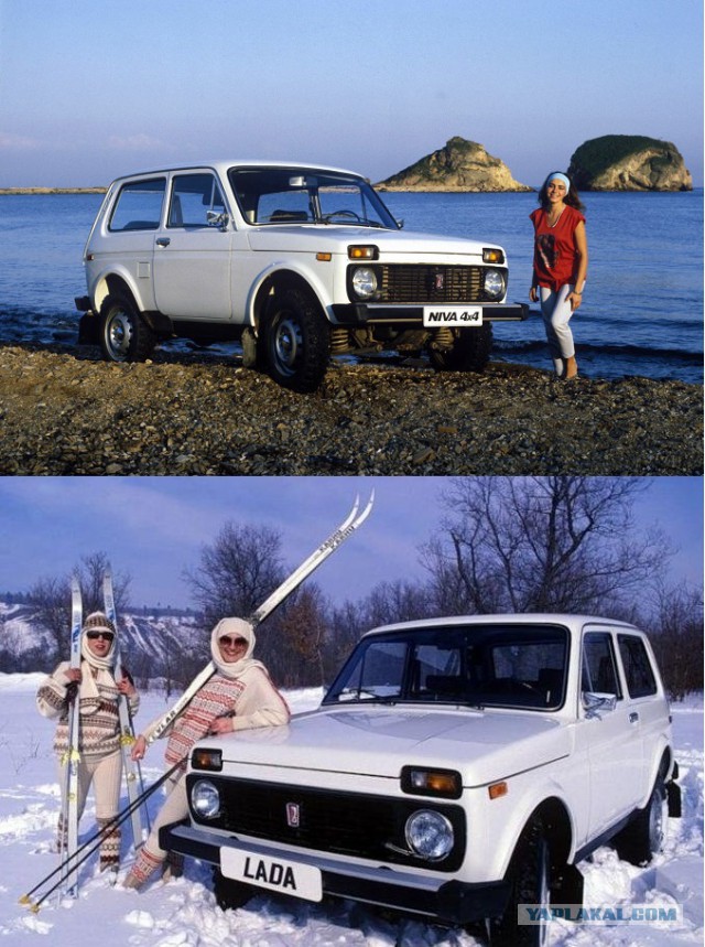Красивые девушки и новая Lada Urban
