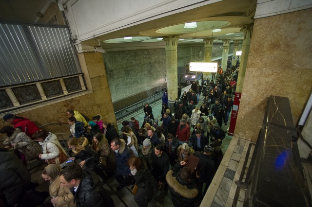 Один будний день из жизни московского метро