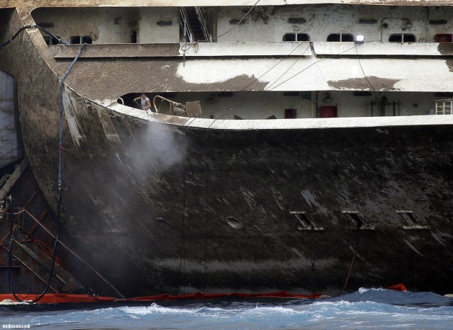 Лайнер Costa Concordia: взгляд изнутри