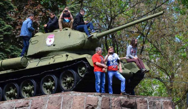 Парад Победы в Донецке