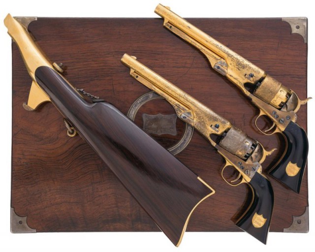 Пара револьверов Colt Model 1860 Army.