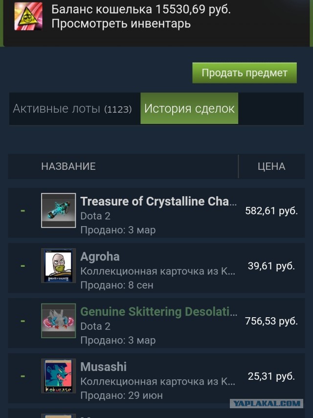 Steam пробивает дно