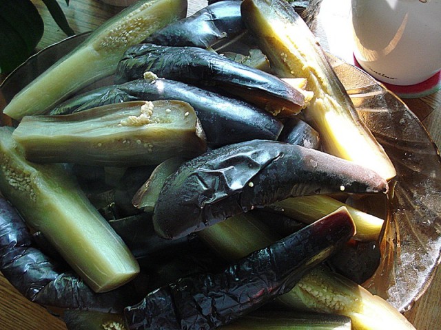 Баклажаны маринованные