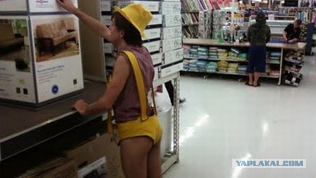 Интересные и забавные фото  сделанные в супермаркетах Walmart.