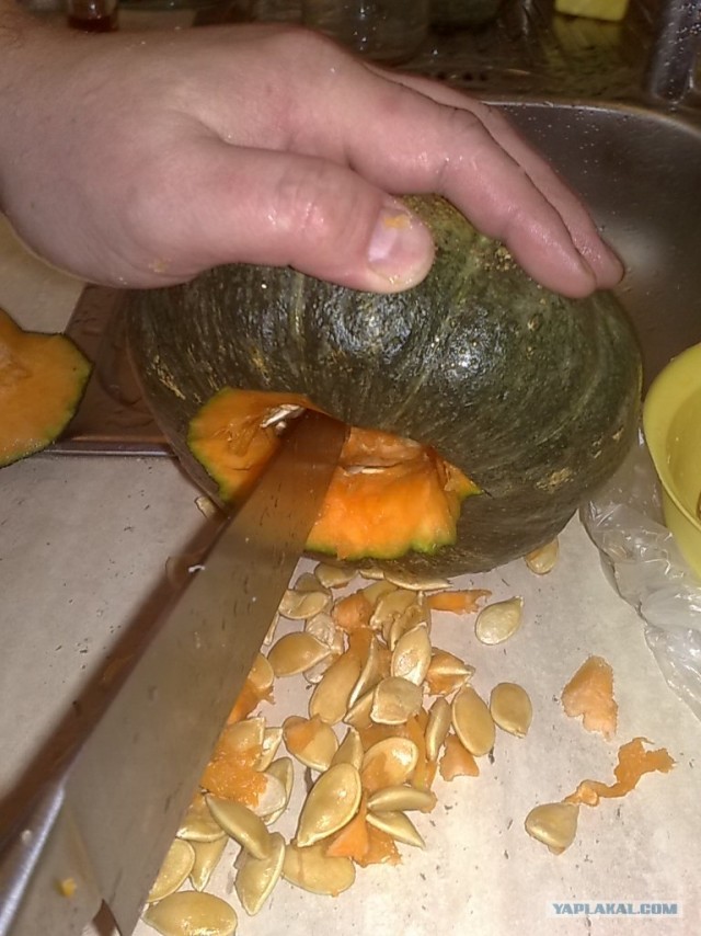 Тыква фаршированная (по Дженибековски)
