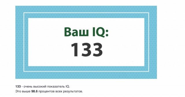 А какой у Вас IQ?