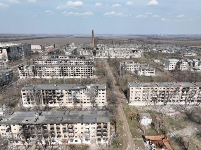 Сейчас Бахмут (Артемовск) выглядит вот так