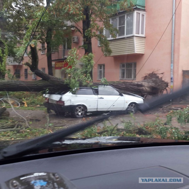 В Ростовской области бушует ураган