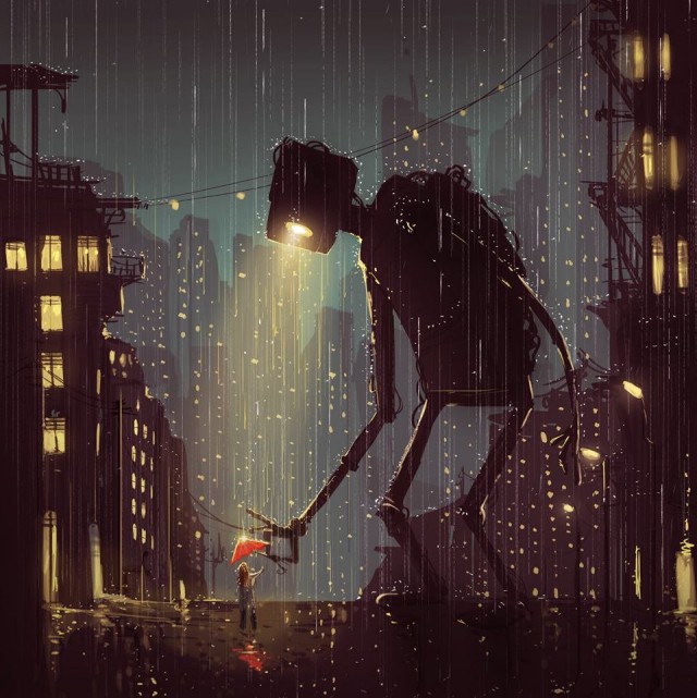 Рисунки: фантастика, Sci-Fi, киберпанк