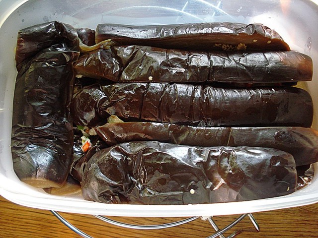 Баклажаны маринованные