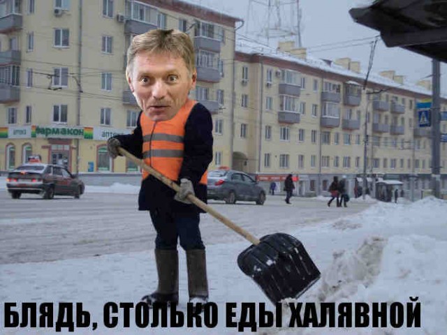 Песков подтвердил готовность россиян «есть снег» в условиях санкций
