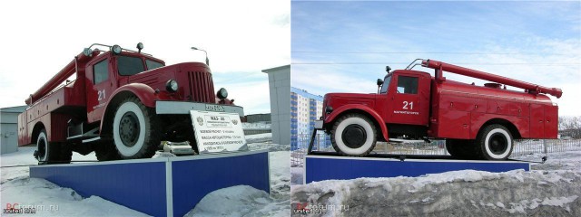 Автомобили на постаменте
