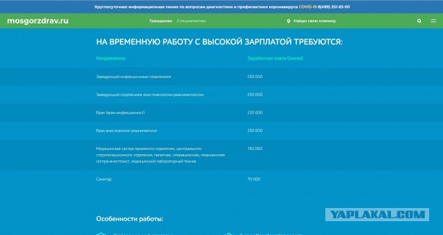 Прием врачей в инфекционную больницу