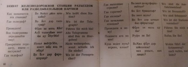 Русско-немецкий разговорник 1941 года