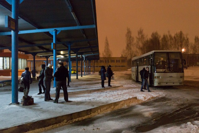 Рейсовый автобус Минск-Москва.