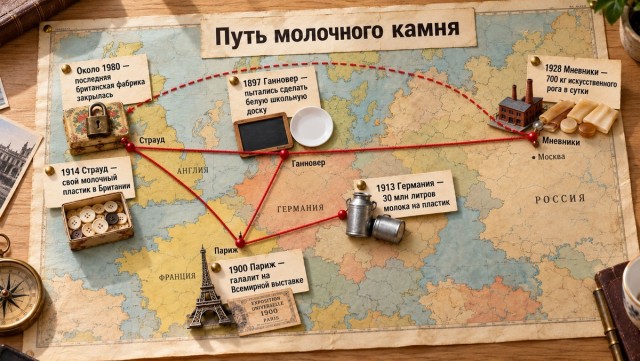 Пуговицы и расчёски делали из молока. Почему мы перестали пользоваться таким материалом