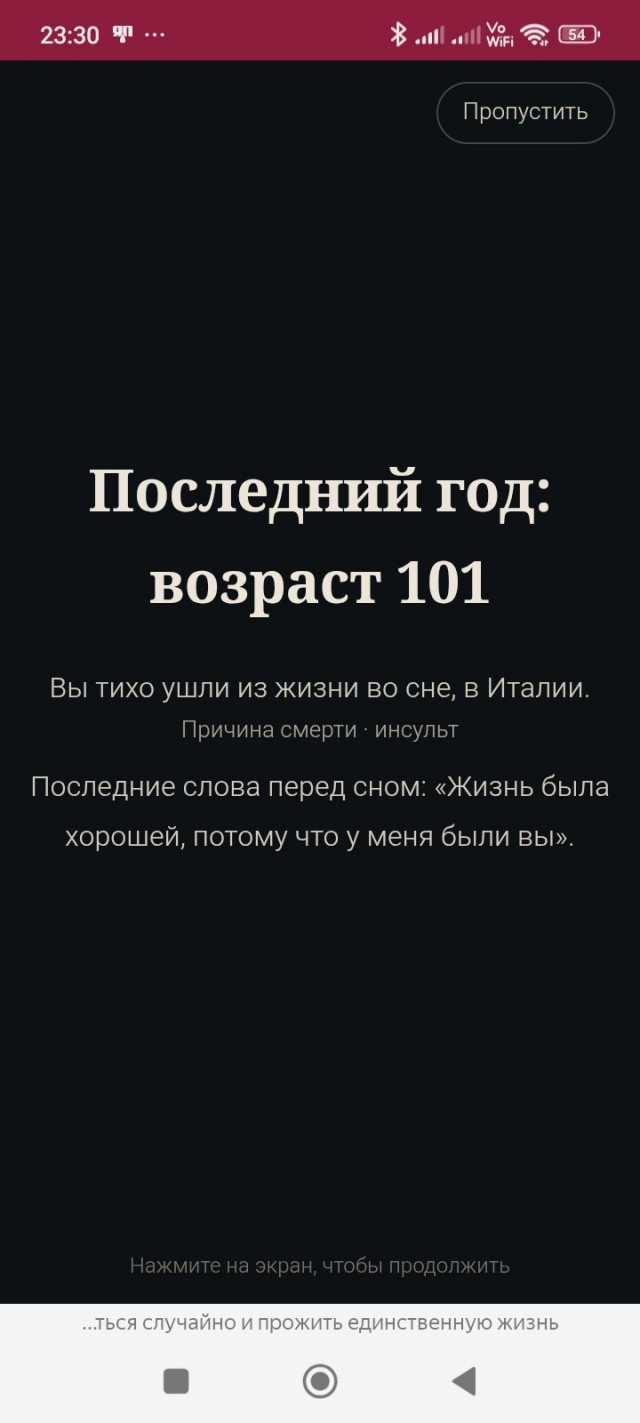 Симулятор чужой жизни