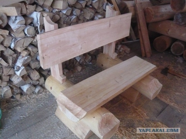 Изготовление садовой мебели из кедра