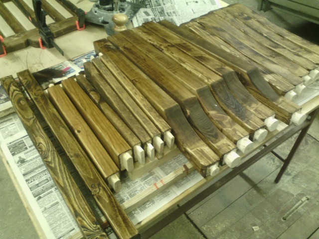 Садовая скамейка. Дебют