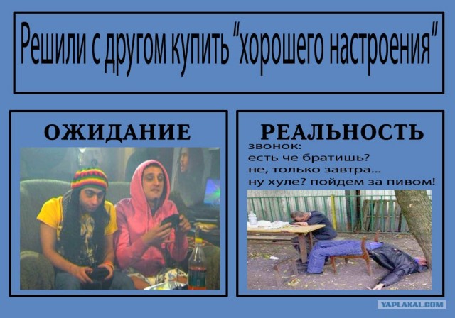 Фотожаба: Ожидание / Реальность