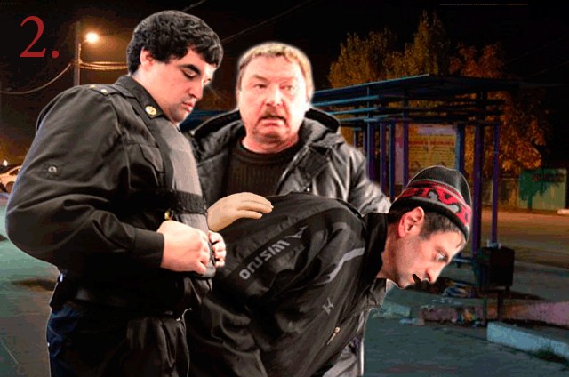 Фотожаба: Приставы и страховщики.