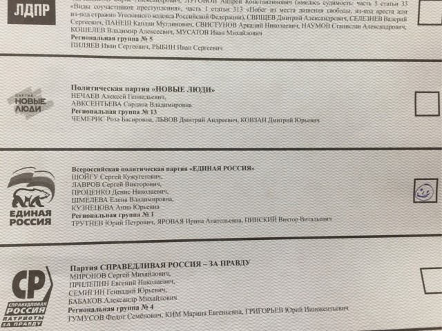 На Дальнем Востоке начался ручной подсчёт голосов.  Наблюдатели сообщают, что на отдельных участках у ЕР 100 % голосов