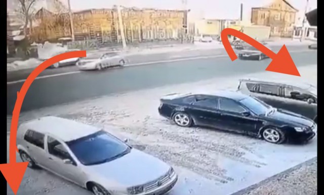 Борьба за свободное место для парковки