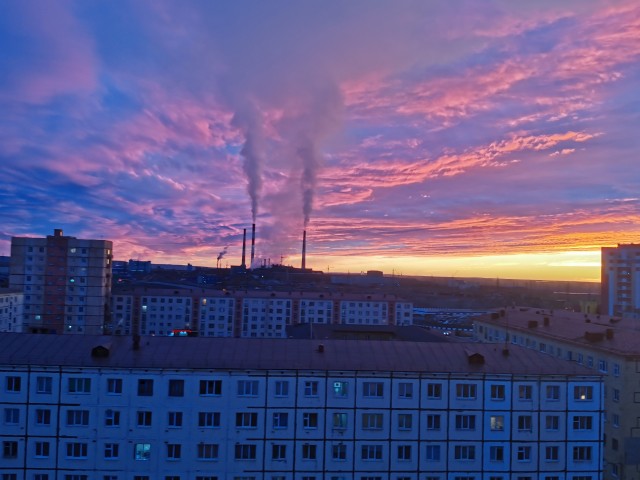 Закат в Краснодарском крае