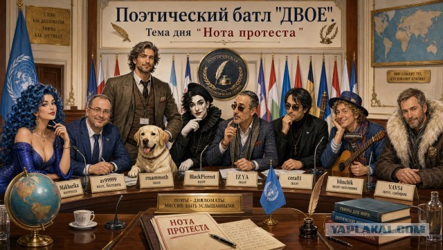 Двое, поэтический батл