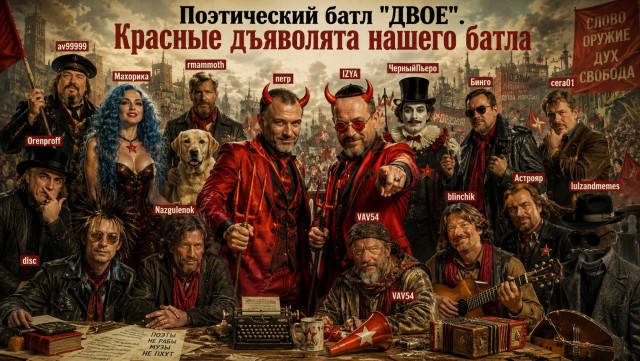 Двое, поэтический батл