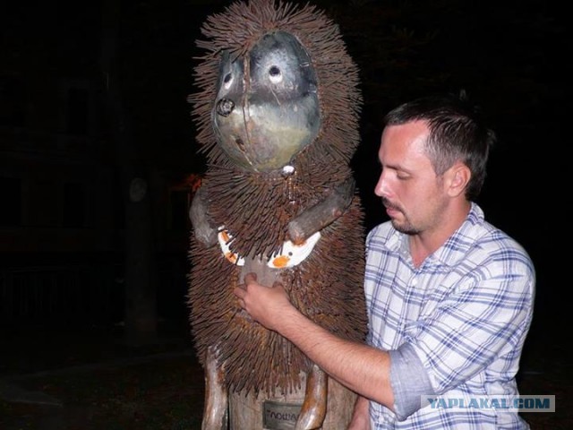 Ежик ограблен