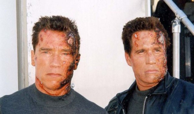 Кадры со съемочной площадки "Терминатора"