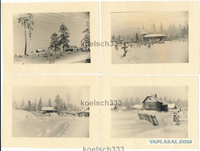 Крестьяне, деревенские  хаты. 1941-1942