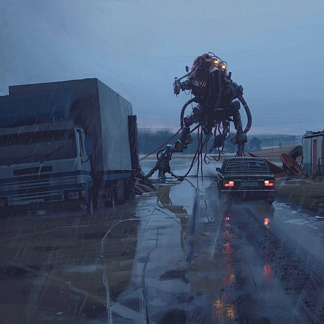 Научно-фантастический гиперреализм от Simon Stålenhag