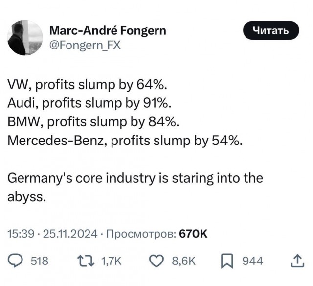 Немецкий автопром — В С Ё